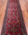 Wine/Navy 2' 8" X 11' 8" Persian Fine Tabriz Hand-Knotted Wool Runner Rug - Q23948