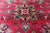 Wine/Navy 2' 8" X 11' 8" Persian Fine Tabriz Hand-Knotted Wool Runner Rug - Q23948