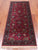 Wine/Navy 2' 6" X 6' 0" Persian Fine Tabriz Hand-Knotted Wool Runner Rug - Q23949
