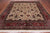 Beige 10' Square Persian Fine Tabriz Hand Knotted Wool Rug - Q23953