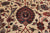Beige 10' Square Persian Fine Tabriz Hand Knotted Wool Rug - Q23953