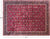 Wine/Navy 9' 0" X 12' 1" Persian Fine Tabriz Handmade Wool Rug - Q23956