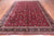 Wine/Navy 9' 0" X 12' 1" Persian Fine Tabriz Handmade Wool Rug - Q23956