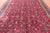 Wine/Navy 9' 0" X 12' 1" Persian Fine Tabriz Handmade Wool Rug - Q23956