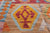 4' 3" X 5' 9" Reversible Kilim Flat Weave Wool On Wool Rug - Q23964