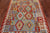 4' 1" X 6' 5" Reversible Kilim Flat Weave Wool On Wool Rug - Q23966