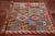 4' 1" X 6' 5" Reversible Kilim Flat Weave Wool On Wool Rug - Q23966