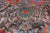 Brown 5' 6" X 7' 8" Oxidized Persian Tabriz Wool & Silk Hand Knotted Rug - Q23979