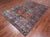 Brown 5' 6" X 7' 8" Oxidized Persian Tabriz Wool & Silk Hand Knotted Rug - Q23979