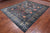 Blue/GreenWool & Silk Persian Tabriz Hand Knotted Rug 8' 3" X 9' 10" - Q23987