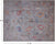Grey 8' 0" X 9' 10" Turkish Angora Oushak Hand-Knotted Wool Rug - Q23989