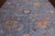 Blue/Grey 9' 0" X 11' 11" Turkish Angora Oushak Hand-Knotted Wool Rug - Q23995