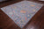 Blue/Grey 9' 0" X 11' 11" Turkish Angora Oushak Hand-Knotted Wool Rug - Q23995