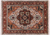 Ivory Heriz Serapi Hand Knotted Wool Rug 3' 0" X 4' 2" - Q23998