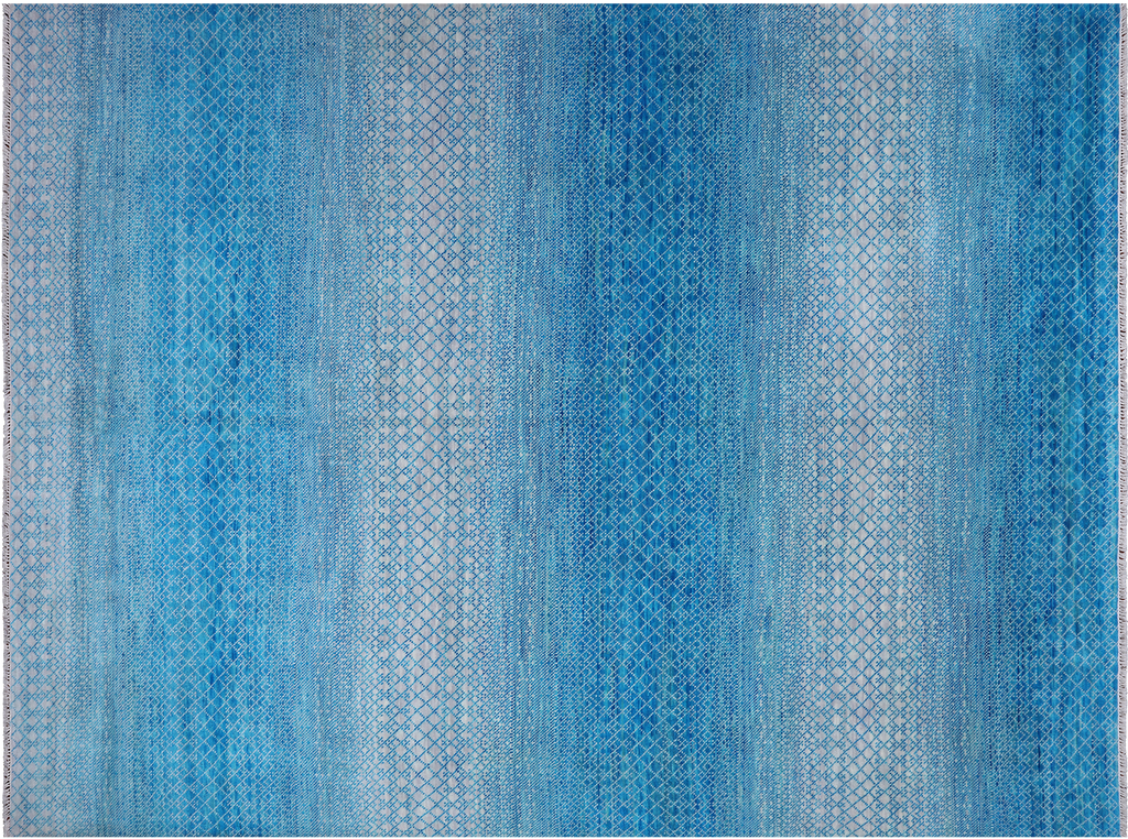 SUPER SALE 9' 0" X 11' 10" Savannah Grass Handmade Wool Rug - Q24003