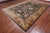 Olive Green 9' 0" X 11' 7" Persian Tabriz Handmade Wool Rug - Q24004