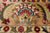 Olive Green 9' 0" X 11' 7" Persian Tabriz Handmade Wool Rug - Q24004