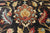 Olive Green 9' 0" X 11' 7" Persian Tabriz Handmade Wool Rug - Q24004