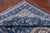 Blue 9' 9" X 14' 0" Persian Nain Handmade Wool & Silk Rug - Q24010