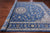 Blue 9' 9" X 14' 0" Persian Nain Handmade Wool & Silk Rug - Q24010