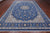 Blue 9' 9" X 14' 0" Persian Nain Handmade Wool & Silk Rug - Q24010