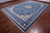 Blue 9' 9" X 14' 0" Persian Nain Handmade Wool & Silk Rug - Q24010