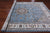 Blue 7' 11" X 10' 2" Persian Nain Hand Knotted Wool & Silk Rug - Q24012