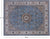 Blue 7' 11" X 10' 2" Persian Nain Hand Knotted Wool & Silk Rug - Q24012