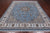 Blue 7' 11" X 10' 2" Persian Nain Hand Knotted Wool & Silk Rug - Q24012