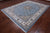 Blue 7' 11" X 10' 2" Persian Nain Hand Knotted Wool & Silk Rug - Q24012