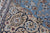 Blue 7' 11" X 10' 2" Persian Nain Hand Knotted Wool & Silk Rug - Q24012