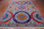 Grey 9' 0" X 12' 0" Mamluk Hand-Knotted Wool & Silk Rug - Q24013
