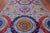 Grey 9' 0" X 12' 0" Mamluk Hand-Knotted Wool & Silk Rug - Q24013