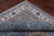 Blue 8' 10" X 12' 1" Persian Nain Hand Knotted Wool & Silk Rug - Q24015