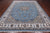 Blue 8' 10" X 12' 1" Persian Nain Hand Knotted Wool & Silk Rug - Q24015