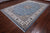 Blue 8' 10" X 12' 1" Persian Nain Hand Knotted Wool & Silk Rug - Q24015