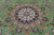 Green Persian Nain Hand Knotted Wool & Silk 7' 11" X 10' 0" Rug - Q24017