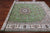 Green Persian Nain Hand Knotted Wool & Silk 7' 11" X 10' 0" Rug - Q24017