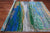 7' 11" X 10' 6" Handmade Wool & Silk Abstract Rug - Q24018
