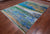 7' 11" X 10' 6" Handmade Wool & Silk Abstract Rug - Q24018