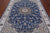 Blue Persian Nain Hand Knotted Wool & Silk Rug 5' 10" X 9' 0" - Q24019
