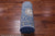 Blue 2' 9" X 18' 2" Persian Nain Hand Knotted Wool & Silk Runner Rug - Q24022