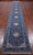 Blue 2' 9" X 18' 2" Persian Nain Hand Knotted Wool & Silk Runner Rug - Q24022