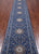 Blue 2' 9" X 18' 2" Persian Nain Hand Knotted Wool & Silk Runner Rug - Q24022