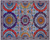 Grey 8' 1" X 10' 0" Wool & Silk Mamluk Hand Knotted Rug - Q24024