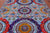 Grey 8' 1" X 10' 0" Wool & Silk Mamluk Hand Knotted Rug - Q24024