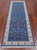 Blue Persian Nain Handmade Wool & Silk Runner Rug 2' 7" X 8' 2" - Q24025