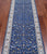 Blue Persian Nain Handmade Wool & Silk Runner Rug 2' 7" X 8' 2" - Q24025