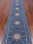 Blue Persian Nain Hand Knotted Wool & Silk Runner Rug 2' 7" X 14' 0" - Q24027
