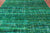 Green 8' 11" X 11' 11" Modern Embossed Hand-Knotted 100% Silk Rug - Q24029